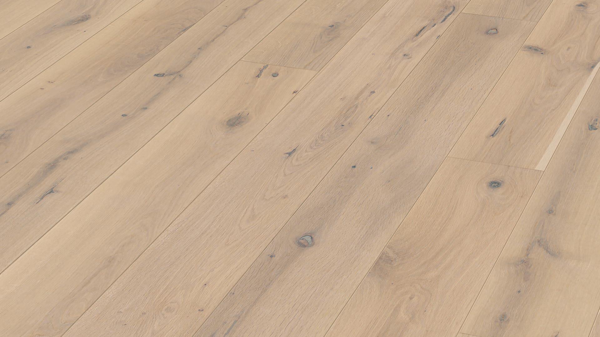Parquet MeisterParquet. longlife PD 400 Roble auténtico blanco crema 09031 aceitado natural