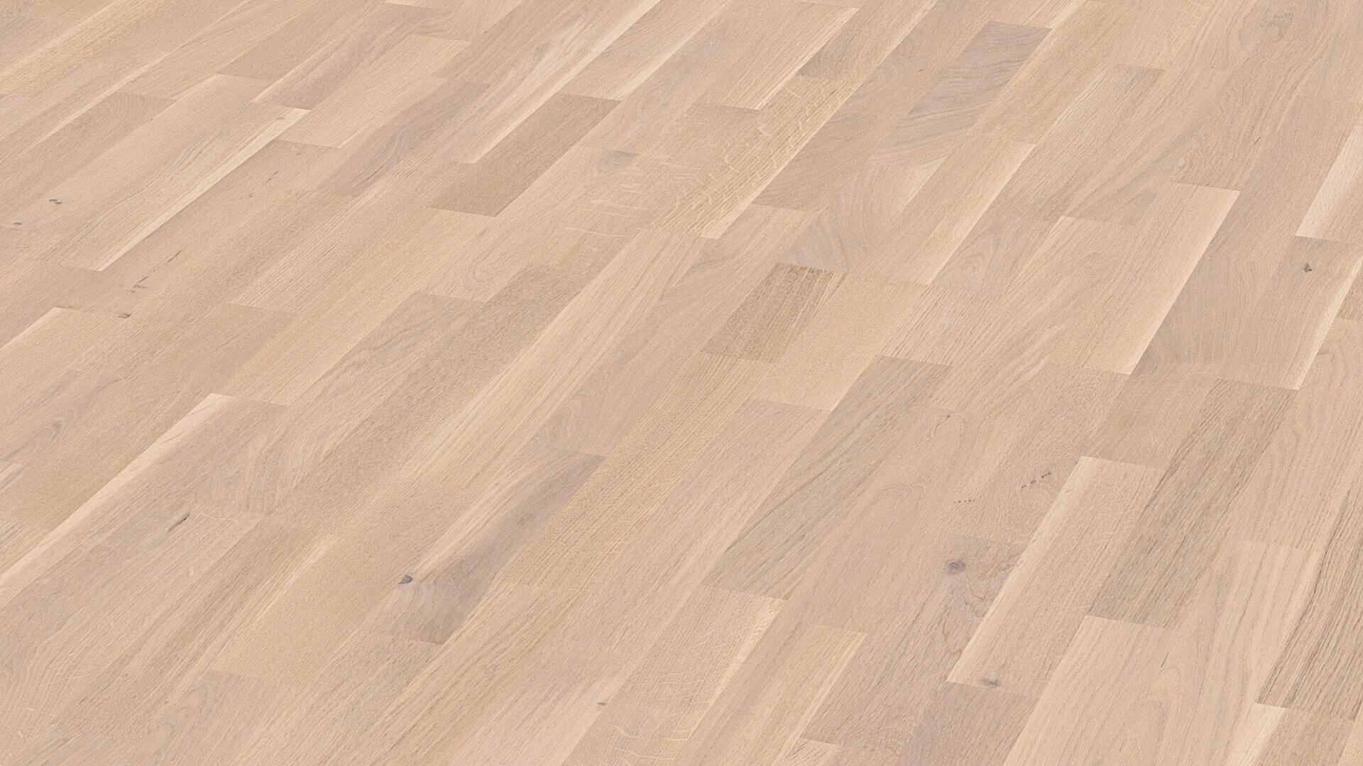 Parquet MeisterParquet. longlife PC 200 Roble vivo blanco crema 09035 barnizado ultramate