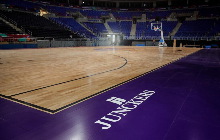 Junckers Portable A3 | Suelo Deportivo Desmontable Compacto - Detalle Lama y Textura 2