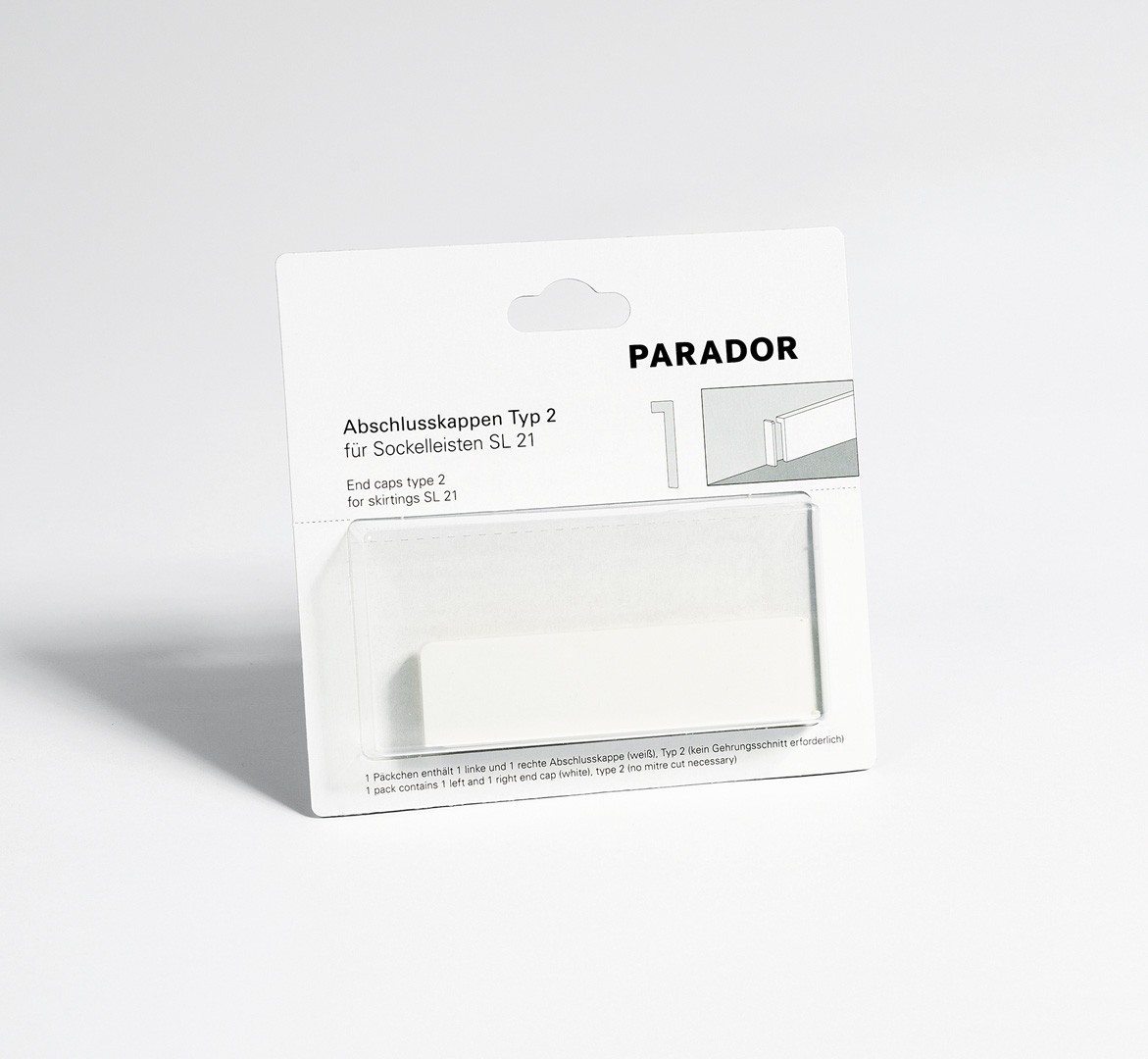 Parador Remates de ángulos tipo 2 para zócalos SL 21