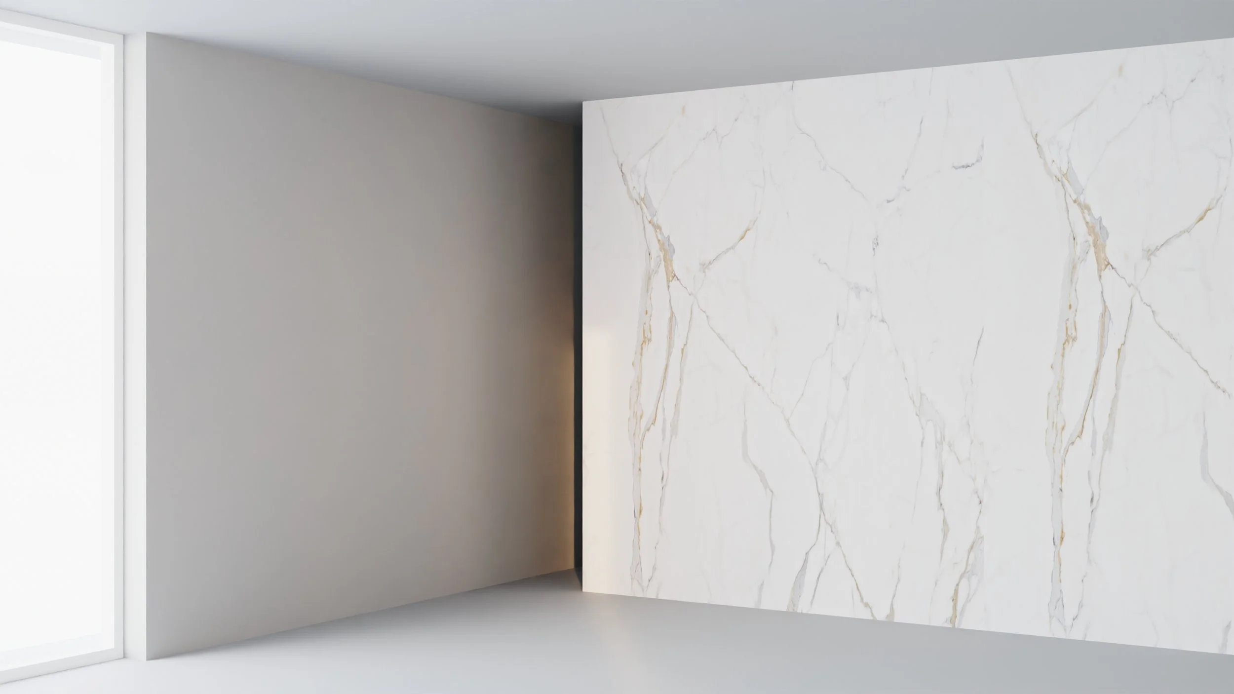 Novuscover Mineral Wall Panels Calacatta Gold Matte