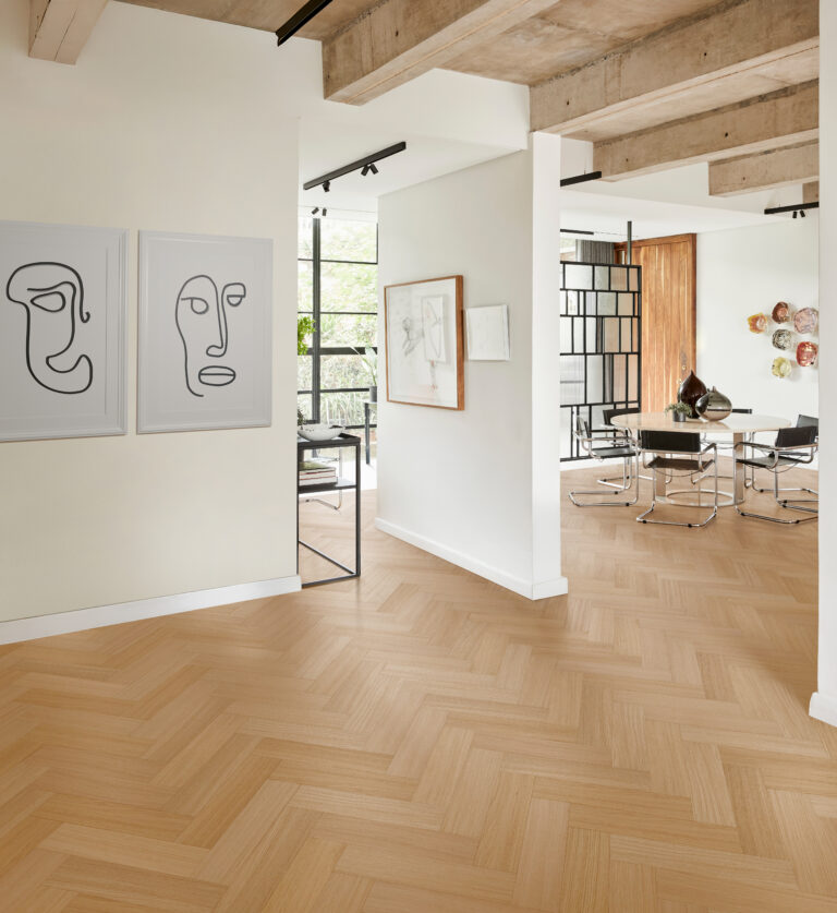 Roble Chamomille Herringbone - Detalle Lama y Textura 3