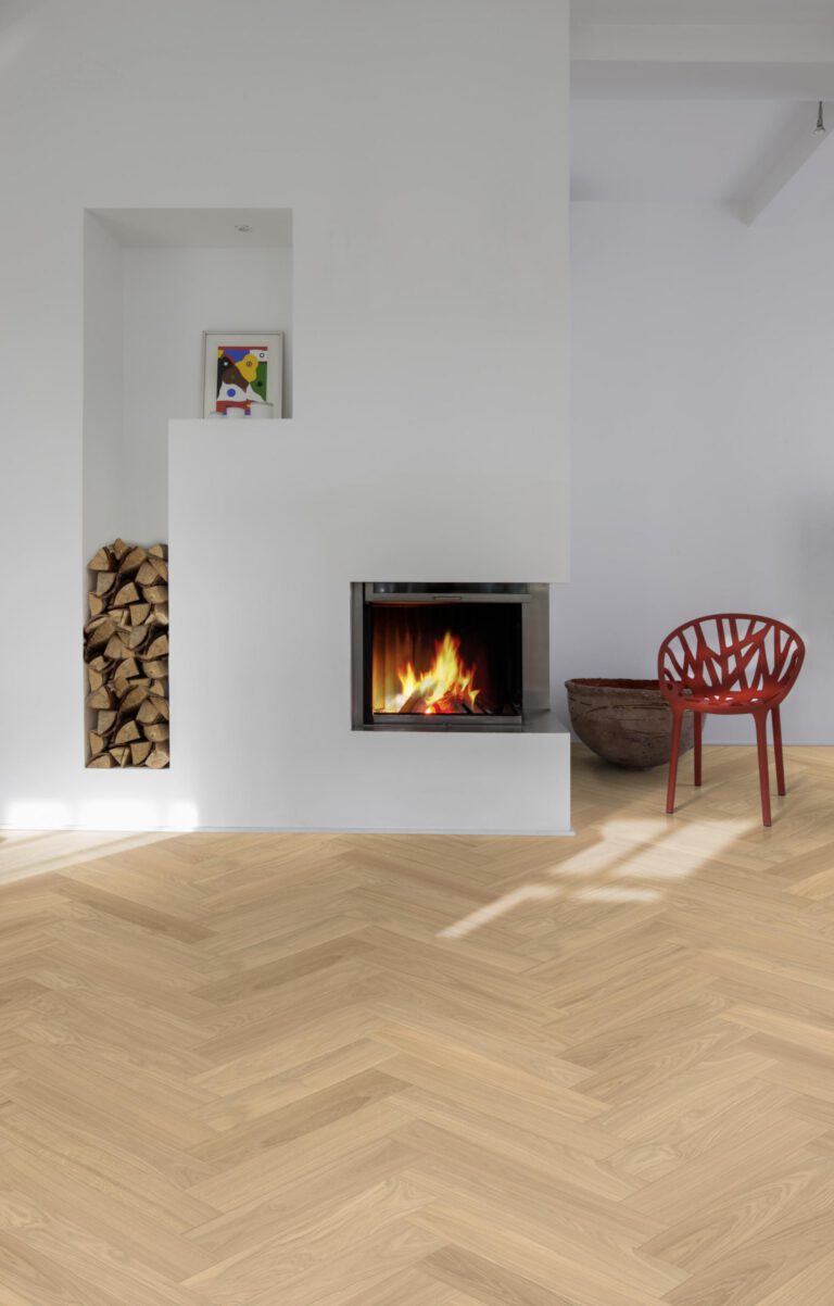 Roble Herringbone Ab Dim White - Detalle Lama y Textura 1