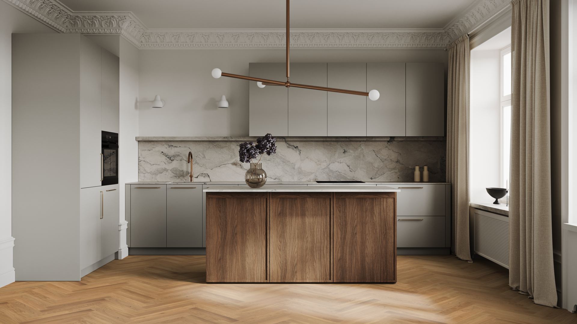 Roble Herringbone Cd Oiled - Detalle Lama y Textura 2