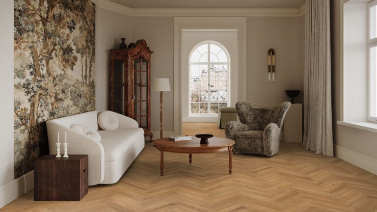 Roble Herringbone Cd Oiled - Detalle Lama y Textura 4