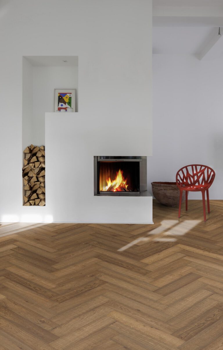 Roble Herringbone Cd Vintage Smoked - Detalle Lama y Textura 4