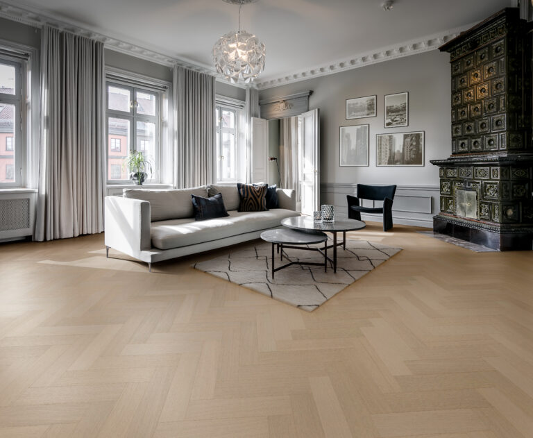 Roble Mint Herringbone - Detalle Lama y Textura 4